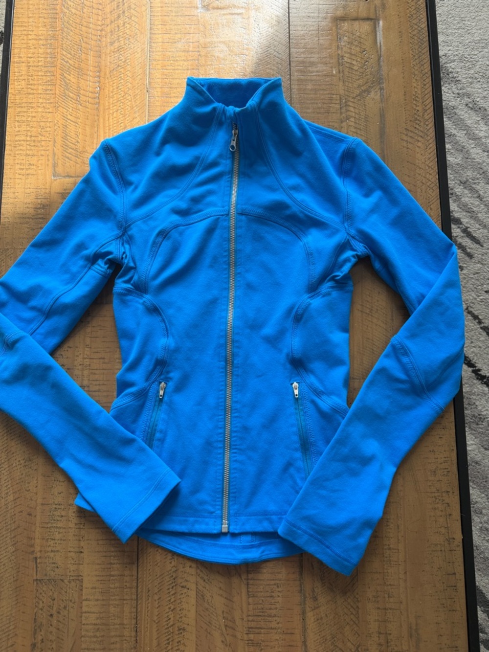 lululemon athletica Electric Blue Fitted Zip Jacket